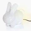 SuckUK Lamp Bunny Led - Keramiek - Wit SUCK UK - 107x170x175mm - Aaron Norman