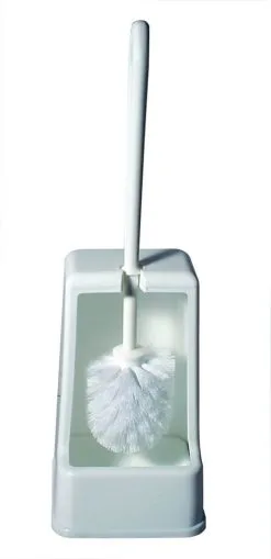 Georplast Toiletborstel Met Houder Vierkant Wit