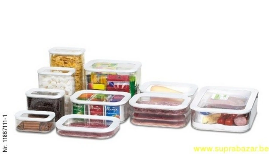 Mepal Bewaardoos Modula Wit - San/Pe 1l - 144x90x114mm 5 Mepal Bewaardoos Modula Wit - San/Pe 1l - 144x90x114mm - Afbeelding 3