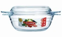 O'Cuisine O Cuisine Ovenschotel Rond 1 L Glas - 19.5x16.5 Cm - Met Deksel -meubels winkel product 236405