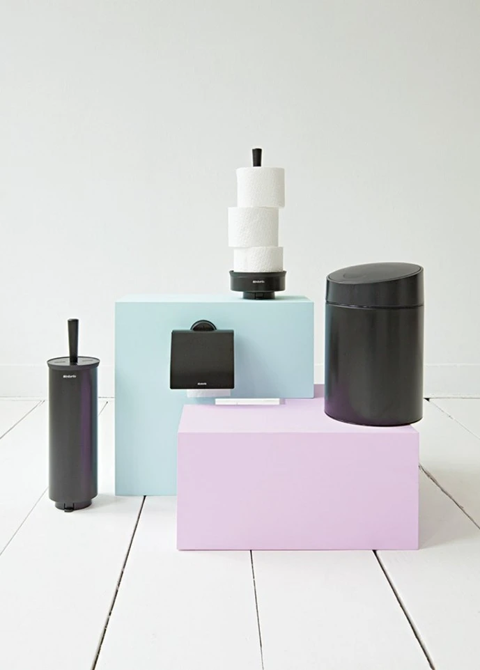 Brabantia Toiletborstel Met Houder Zwart 4 Brabantia Toiletborstel Met Houder Zwart - Afbeelding 2
