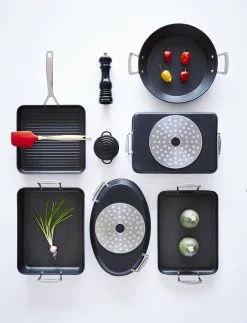 Le Creuset Grillpan Les Forgees 28x28 Cm Zwart - Met Anti-Aanbaklaag -meubels winkel product 244275