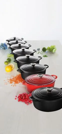 Le Creuset Braad En Stoofpan Rond - 18CMGietijzer - 1,80L - Kersenrood -meubels winkel product 252700