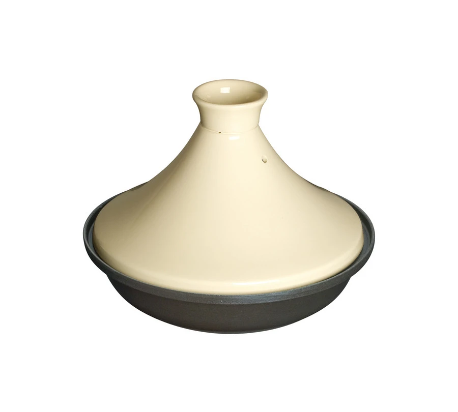 Staub Tajine 28cm Zwart - Gietijzer 3 Staub Tajine 28cm Zwart - Gietijzer