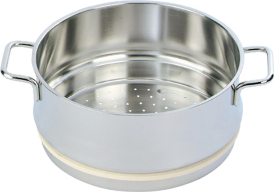 Demeyere Stoominzet Apollo 20cm Rvs - 3l 3 Demeyere Stoominzet Apollo 20cm Rvs - 3l