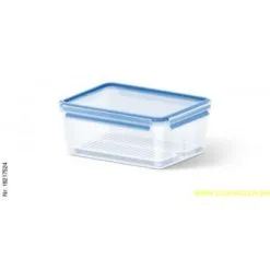 Emsa Vershouddoos Clip & Close 3.7L Transucent/Blue - 26.3x19.5x11cm