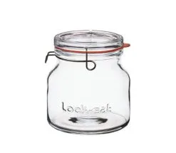 Luigi Bormioli Steriliseerbokaal 750 Ml Lock Eat - 12x13.5 Cm - Borosilicaatglas