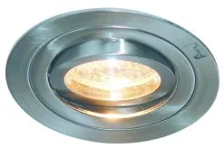 Φαντασία Fantasia Linux Inbouwspot Brushed Steel 1x 5W GU10 Led Lamp