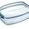 O'Cuisine O Cuisine Ovenschaal Rechthoekig Glas - 37x22 Cm - Met Deksel