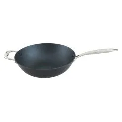 Point Virgule Point-Virgule Wok Pan-A-Moi 30 Cm Gietijzer - Antikleef