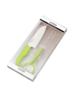 Kyocera Santokumes & Dunschiller Set Groen