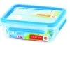 Emsa Voorraaddoos Clip & Close 0.85L Translucent/Blue - 16.5x16.5x5.8 Cm