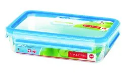Emsa Voorraaddoos Clip & Close 1.2L Translucent/Blue - 22.5x16.3x5.8 Cm
