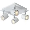 Lucide Rilou Plafondspot LED Wit 4x GU10 5W -meubels winkel product 399006