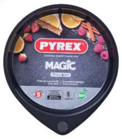 Pyrex Bakvorm Rond Magic 20cm - Rechte Rand - Antikleef