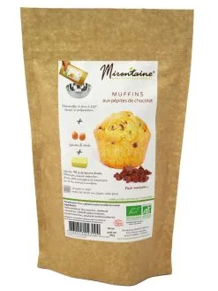 Mirontaine Bereiding Voor Muffins Bio 286 G - Met Chocolade Stukjes