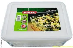 Pyrex Schaal Rechthoekig Cook&Freeze 27x22cm - Met Deksel