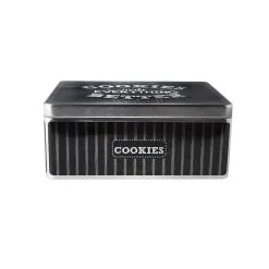 Dutch Rose Koekendoos Tin 21x17x9cm - Zwart -meubels winkel product 619237