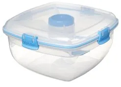 Sistema To Go Slakom To Go Maxi 1.63 L Met Dressingpotje & Bestek - Assorti 5 Sistema To Go Slakom To Go Maxi 1.63 L Met Dressingpotje & Bestek - Assorti -meubels winkel product 619300