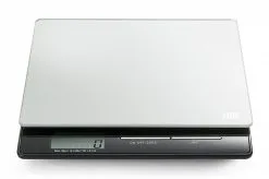 ADE Keukenweegschaal Digitaal Franzi 18x18 Cm - Tot 5 Kg - Zwart/Zilver