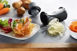 Gefu Spiraalsnijder Spirelli 2.0 Zwart - Inox -meubels winkel product 624170