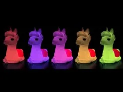 Nachtlamp Nachtlamp LED Alpaca Rood 17 Cm - Dhink - Colour Changing +Timer -meubels winkel product 625688