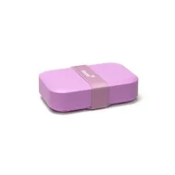 Amuse Brooddoos Met Elastiek Medium Roze - 18.5x12.5x5cm