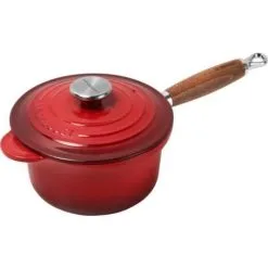 Le Creuset Steelpan Met Deksel 18cm Gietijzer - Kersenrood -meubels winkel product 654788
