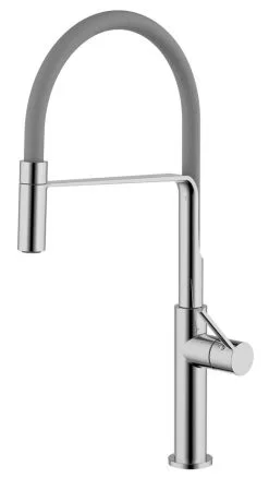 Aquatrends Keukenkraan Sorrento Semi-Pro Flexibel Grijs