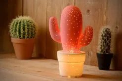 Lucide Cactus Tafellamp Rood 1x40w E14 -meubels winkel product 659251