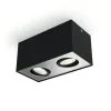 Philips Plafondlicht Box LED Zwart MyLiving 2x4.5W Warmglow Dimbaar 1 Philips Plafondlicht Box LED Zwart MyLiving 2x4.5W Warmglow Dimbaar -meubels winkel product 661161