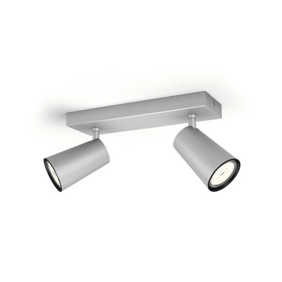 Philips Plafondlicht Paisley LED Aluminium MyLiving 2xGU10 3 Philips Plafondlicht Paisley LED Aluminium MyLiving 2xGU10