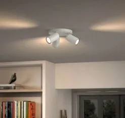 Philips Plafondlicht Pongee LED Wit MyLiving 3xGU10 5 Philips Plafondlicht Pongee LED Wit MyLiving 3xGU10 -meubels winkel product 661200