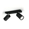 Philips Plafondlicht Kosipo Zwart MyLiving 2xGU10 1 Philips Plafondlicht Kosipo Zwart MyLiving 2xGU10 -meubels winkel product 661214