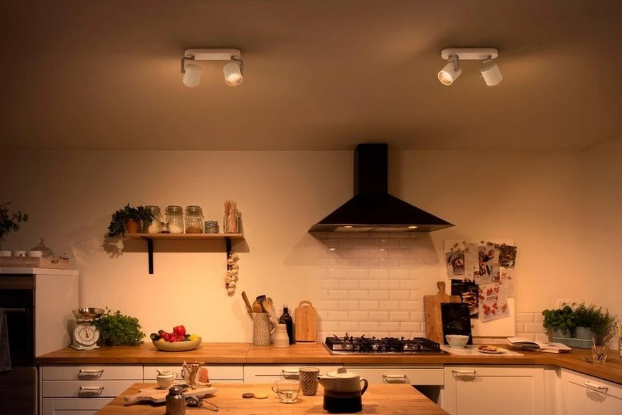 Philips Plafondlicht Byrl Bar Wit 2x4.3W 24V - Integrated Led 5 Philips Plafondlicht Byrl Bar Wit 2x4.3W 24V - Integrated Led - Afbeelding 3