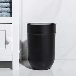 Umbra Afvalemmer Touch 9 L Zwart Met Deksel -meubels winkel product 668768