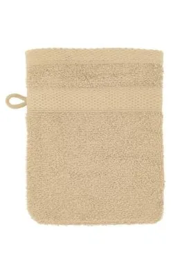 Tiseco Home Studio Washand Riva 15x21 Cm 28 G Sand - 2 Stuks