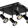 Φαντασία Fantasia Xzibit Plafondspot Mat Zwart 4x 5W GU10 Led Lampen 2 Φαντασία Fantasia Xzibit Plafondspot Mat Zwart 4x 5W GU10 Led Lampen -meubels winkel product 682274