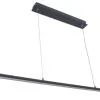 Φαντασία Fantasia Pendel Lino Led Integrated 36w - Matt Black - 1766x1500mm