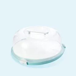 Keeeper Taartbewaardoos Emilio 38 Cm Aquamarine - Hoogte 13.5 Cm