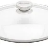 Demeyere Deksel Glas 32 Cm Met RVS-Knop En Rand