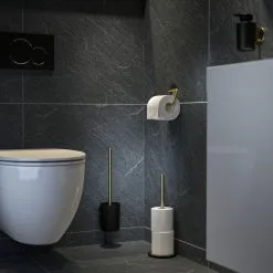 Tiger Tune Toiletrolhouder Messing/zwart -meubels winkel product 694977