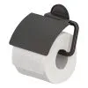 Tiger Tune Toiletrolhouder Met Klep Zwart/zwart -meubels winkel product 694990