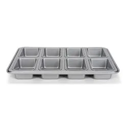 Patisse Vorm Minibroodjes Bakplaat Voor 8 Stuks - Silvertop