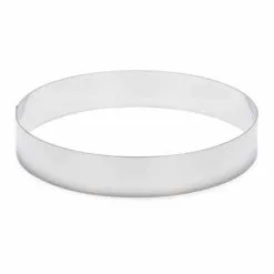Patisse Taartring Inox 24 Cm Hoogte 4.5 Cm