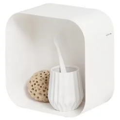 SEALSKIN Brix Wandkubus Klein Wit -meubels winkel product 710531