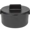 Cosy & Trendy Cosy&Trendy Ovenschotel Madison Black D12xH9 Cm - Met Deksel