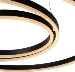 Lucide Triniti Hanglamp Zwart 1x62w LED 14 Lucide Triniti Hanglamp Zwart 1x62w LED -meubels winkel product 720447