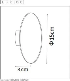 Lucide Eklyps Wandlamp Zwart 1x6w LED 11 Lucide Eklyps Wandlamp Zwart 1x6w LED -meubels winkel product 720458