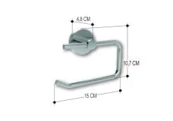 Allibert Coperblink Toiletrolhouder Glanzend Chroom